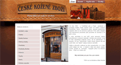 Desktop Screenshot of ceskakuze.cz